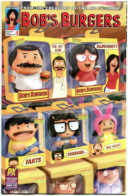 BOB'S BURGERS #1, NM, 2015, Exclusive, Variant, more SDCC in store  