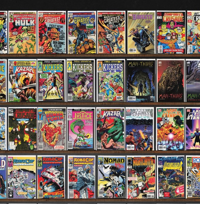 Huge Lot 150+ Comics with Marvel&, Ka Zar The Savage, The New Warriors & More!