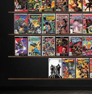 Huge Lot 140+ Comics with X-Man, The New Mutants, Excalibur & More!