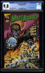 Mars Attacks (1996) #1/2 CGC NM/M 9.8 White Pages