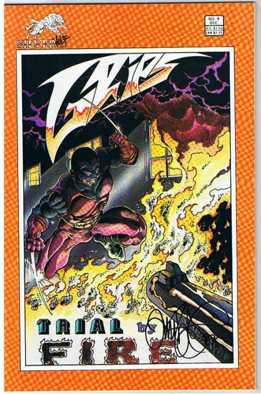 GRIPS #4 Signed by Tim Vigil, NM,  Faust, SilverWolf, 1986, more Vigil in store