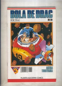 Bola de Drac serie blanca numero 038 (numerado 1 en trasera)