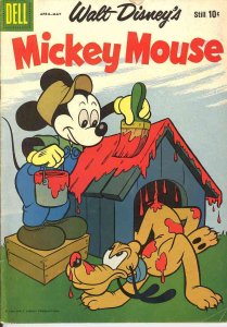 Mickey Mouse (Walt Disney's) #65 FN ; Dell | April 1959 Pluto Dog House