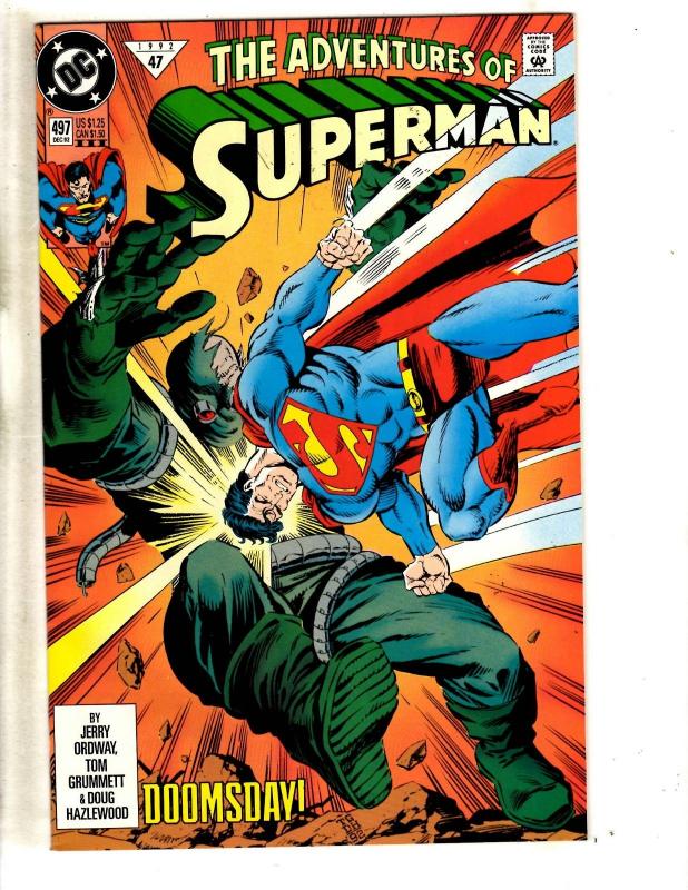 12 Superman DC Comics # 497 498 (2) 499 500 501 504 (2) 505 (2) 506 507 J295