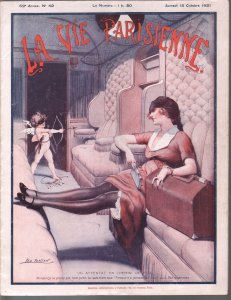 La Vie Parisienne 10/15/1921spicy early French girlie mag-Good Girl Art-VG-