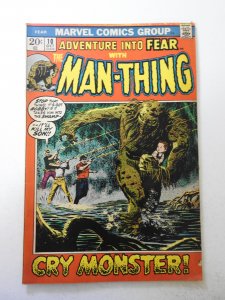 Adventure Into Fear #10 (1972) VG Condition 1 in tear bc
