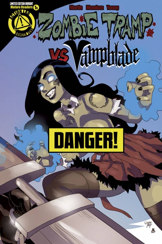 ZOMBIE TRAMP VS VAMPBLADE #1 ZOMBIE TRAMP RISQUE VARIANT