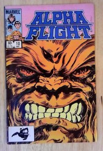 Alpha Flight #10 Marvel Comics (1984) FN/VF 1st Print Comic Book