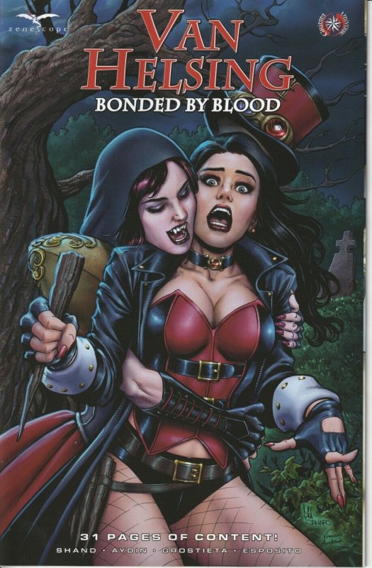 Van Helsing Bonded By Blood Cover C Zenescope Comic GFT NM Sanapo