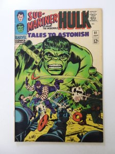 Tales to Astonish #81 (1966) FN+ condition ink last page & back cover