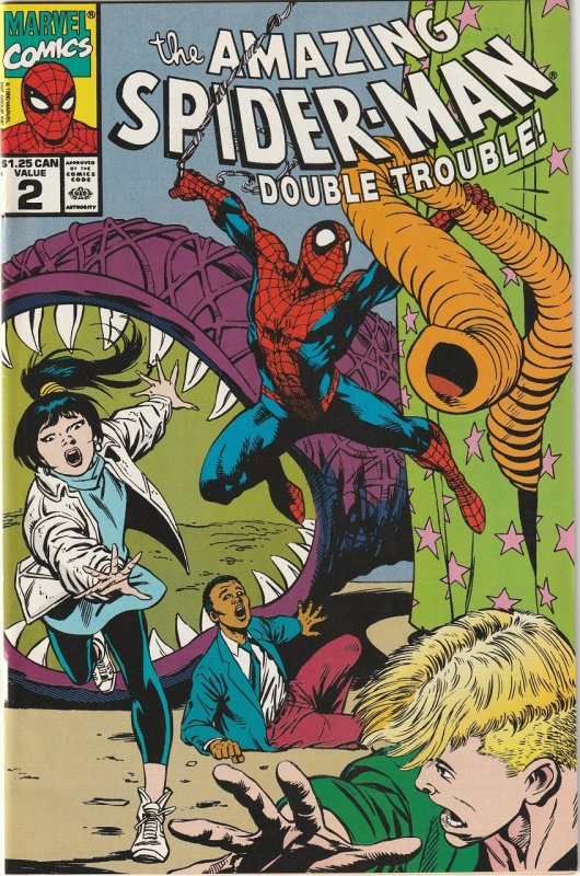 AMAZING SPIDER-MAN DOUBLE TROUBLE # 2   (1993)  CANADIAN PRICE EDITION