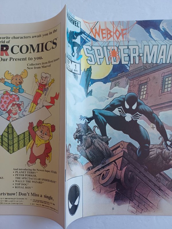 Web of Spider-Man #1 - Black Symbiote costume - 1985 -  (-NM)