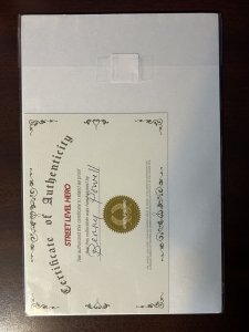 White Widow #6 NM Absolute Comics 2021 Foil Variant Signed by Benny Powell w/COA