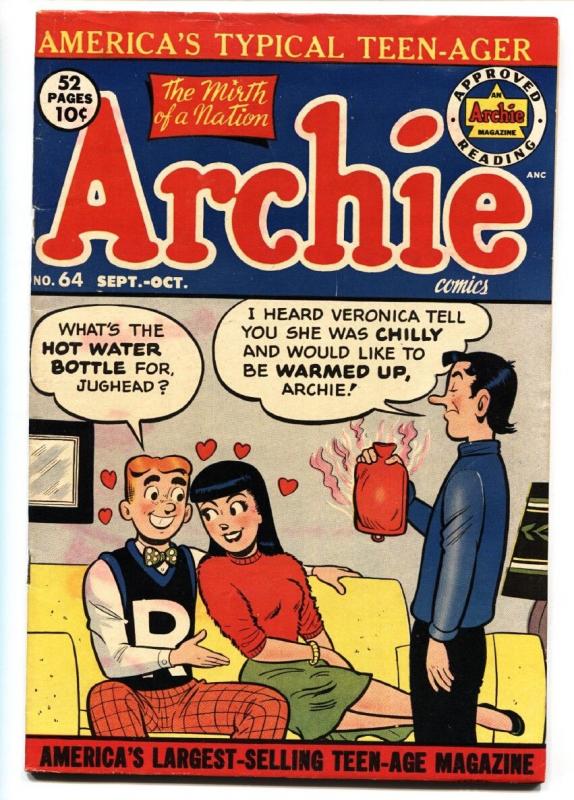 ARCHIE #64 comic book 1953-JUGHEAD-BETTY-VERONICA-vf-