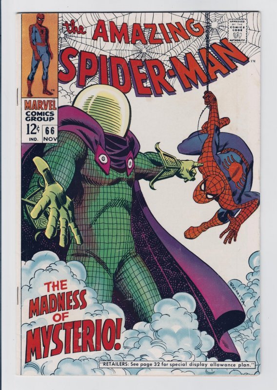 The Amazing Spider-Man #66 (1968) VF+