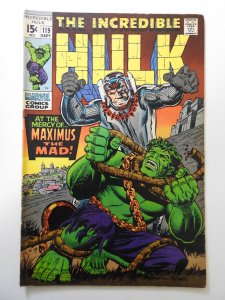 The Incredible Hulk #119 (1969) VG/FN Condition!