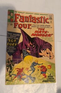 Fantastic Four #21 (1963) The Hate Monger w Sgt Fury see description