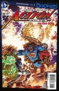 Action Comics (2011) 33-A Aaron Kuder Cover VF/NM