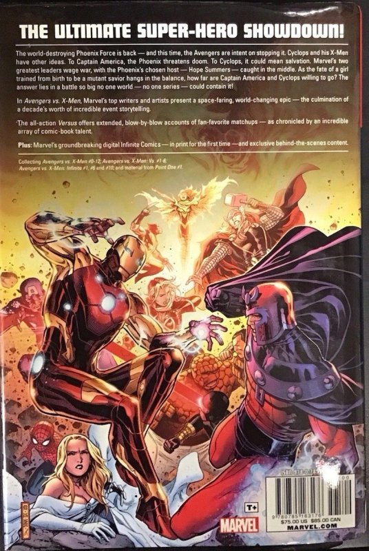 Marvel Comics AVENGERS Vs X-MEN Hardcover W Jacket - First Printing 2012