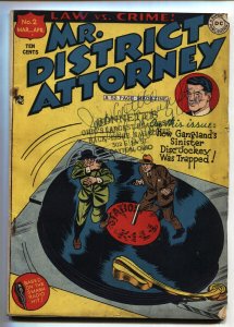 MR. DISTRICT ATTORNEY #2--GANGSTERS--Pre-Code Crime--comic book--DC