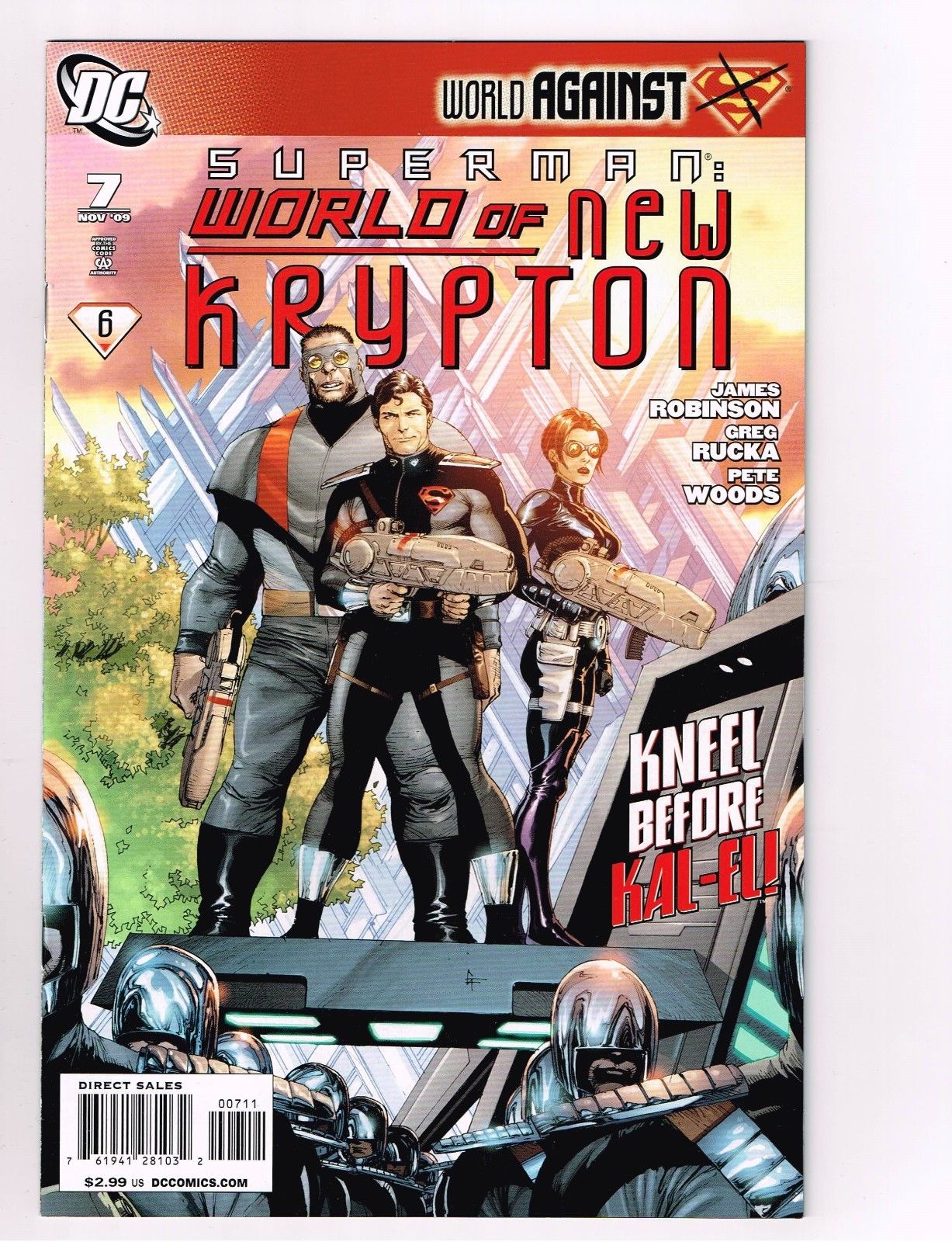 Superman World Of New Krypton 7 DC Comics Limited Series Christopher