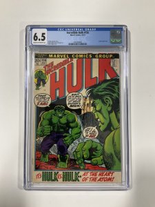 Incredible Hulk 156 CGC 6.5 Cream To Off White 1972 Marvel