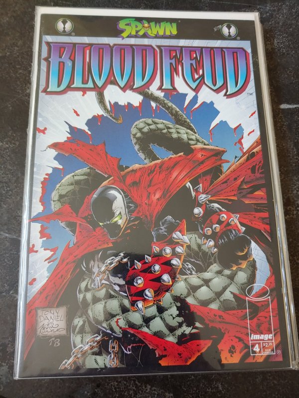 SPAWN BLOOD FEUD #4 VF/NM