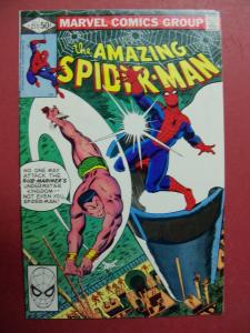 SPIDER-MAN #211 SUB-MARINER App (7.0 Or Better) BRONZE AGE MARVEL COMICS 1980