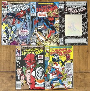 Amazing Spider-Man #359,364,365,366,367 1992 Lot Nm 1st appearance 2099 Nm