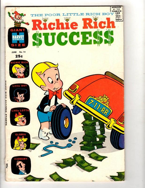 11 Richie Rich Harvey Comics Success 4 8 14 34 Millions 5 13 14 18 18 22 70 JL40