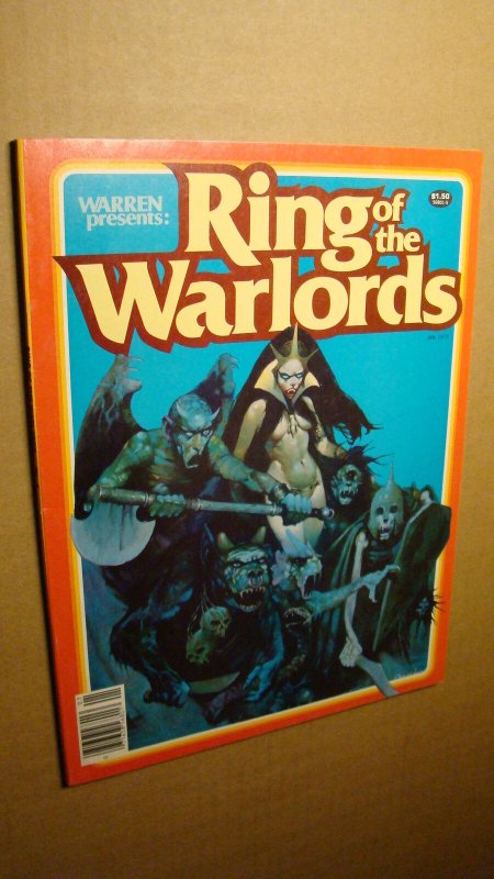 WARREN PRESENTS RING OF THE WARLORD 1 *VF/NM 9.0* FAMOUS MONSTERS WALLY WOOD ART 