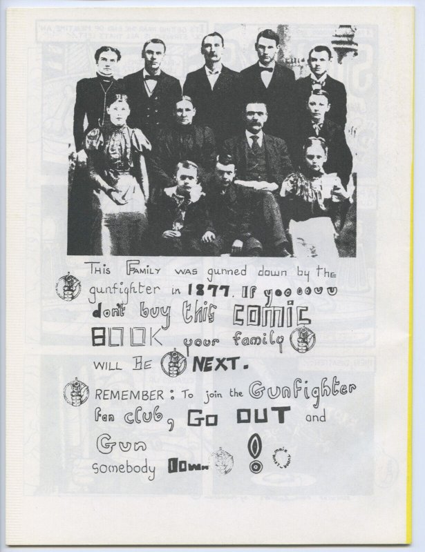 GUNFIGHTER COMIX #4 - 7.0, WP - 1st printing - Tough to find!