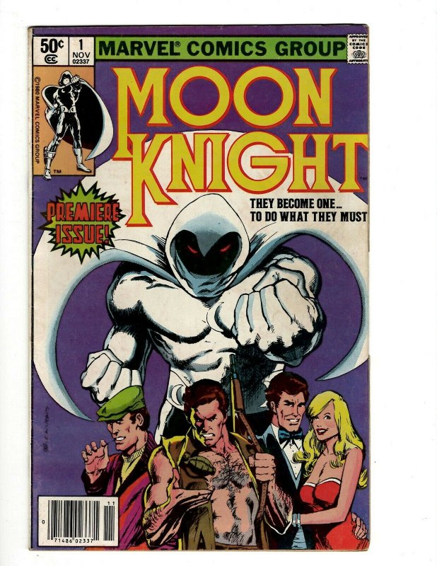 Moon Knight # 1 VF Marvel Comic Book Iron Man Avengers Hulk Thor Captain Am OF2