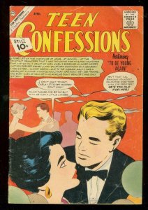 TEEN CONFESSION #16 1962-CHARLTON ROMANCE-LOVE TRIANGLE VG