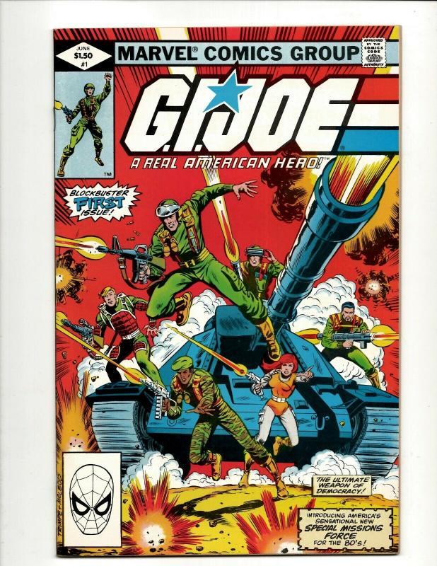 GI Joe # 1 NM- Marvel Comic Book Snake Eyes Destro Duke Storm Shadow DS4