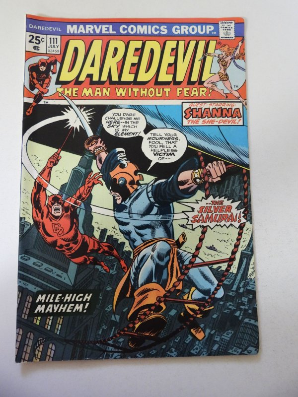 Daredevil #111 (1974) FN+ Condition MVS Intact