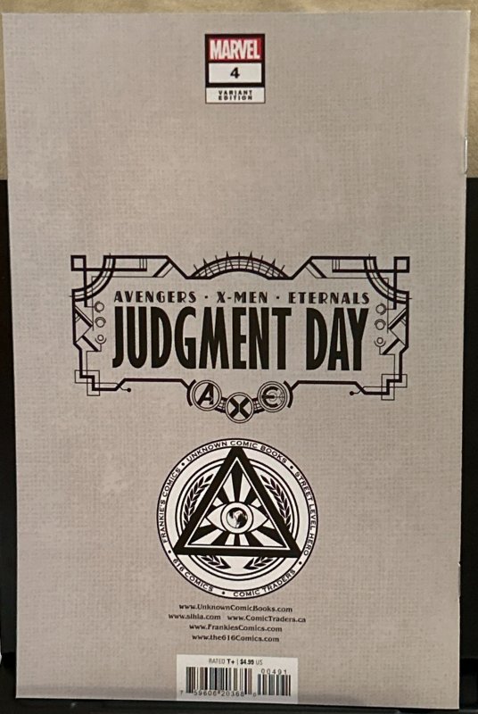 A.X.E.: Judgment Day #4 Nakayama Virgin Cover (2022)