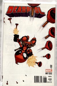 Deadpool #7 Young Cover (2016) Deadpool