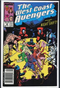 West Coast Avengers #40 (1989) West Coast Avengers / Avengers West Coast