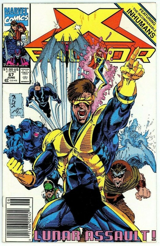 X-Factor #67 (1986) - 7.5 VF- *1st Appearance Shinobi* Newsstand