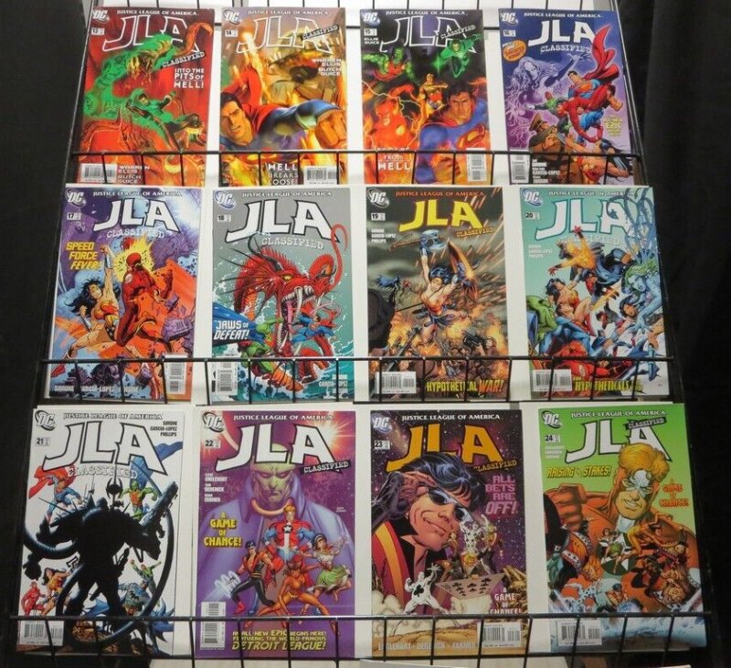 JLA CLASSIFIED (2005-2008) 1B,2-54  the COMPLETE great writer/artist teams