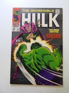 The Incredible Hulk #107 (1968) VF- condition