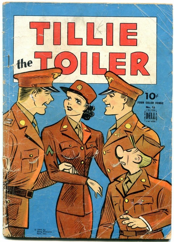 Tillie the Toiler - Four Color Comics #55 1944- Dell Golden Age G