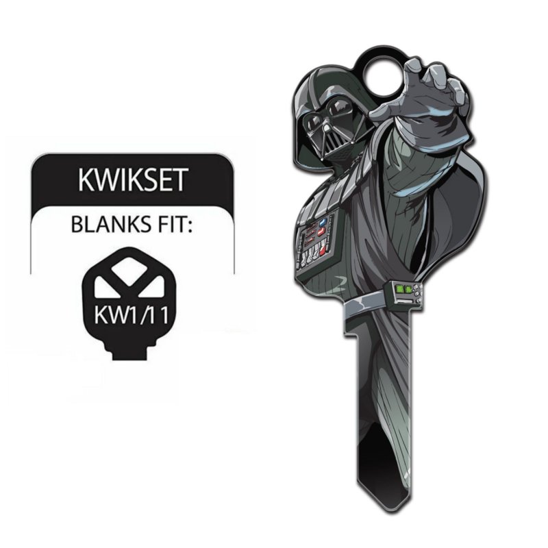 Star Wars Key Blanks Darth Vader Full Body Shape Kwikset