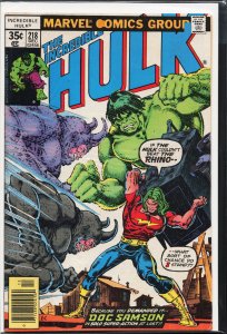 The Incredible Hulk #218 (1977) Hulk