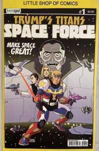 Trump's Titans Space Force #1 2018 Keenspot Cover A VF