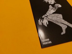 2019 THE MARKED 1 2nd Printing black white cover VF+