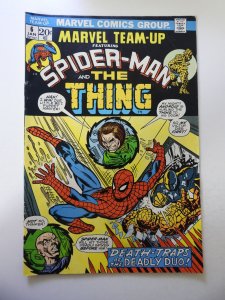 Marvel Team-Up #6 (1973) VG+ Condition centerfold detached at one staple