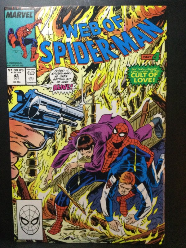 Web of Spider-Man #43 Direct Edition (1988)