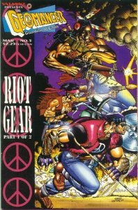 Geomancer Guardian of Earth #5 Valiant Comics Mar 1995 (FN Paper Loss on Cover)